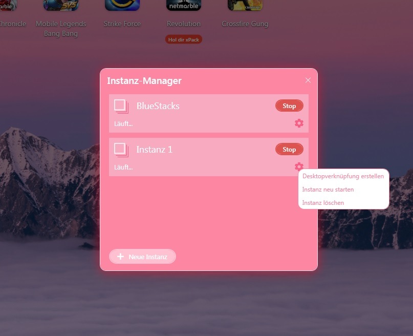 Der neue Instanz-Manager auf BlueStacks 4