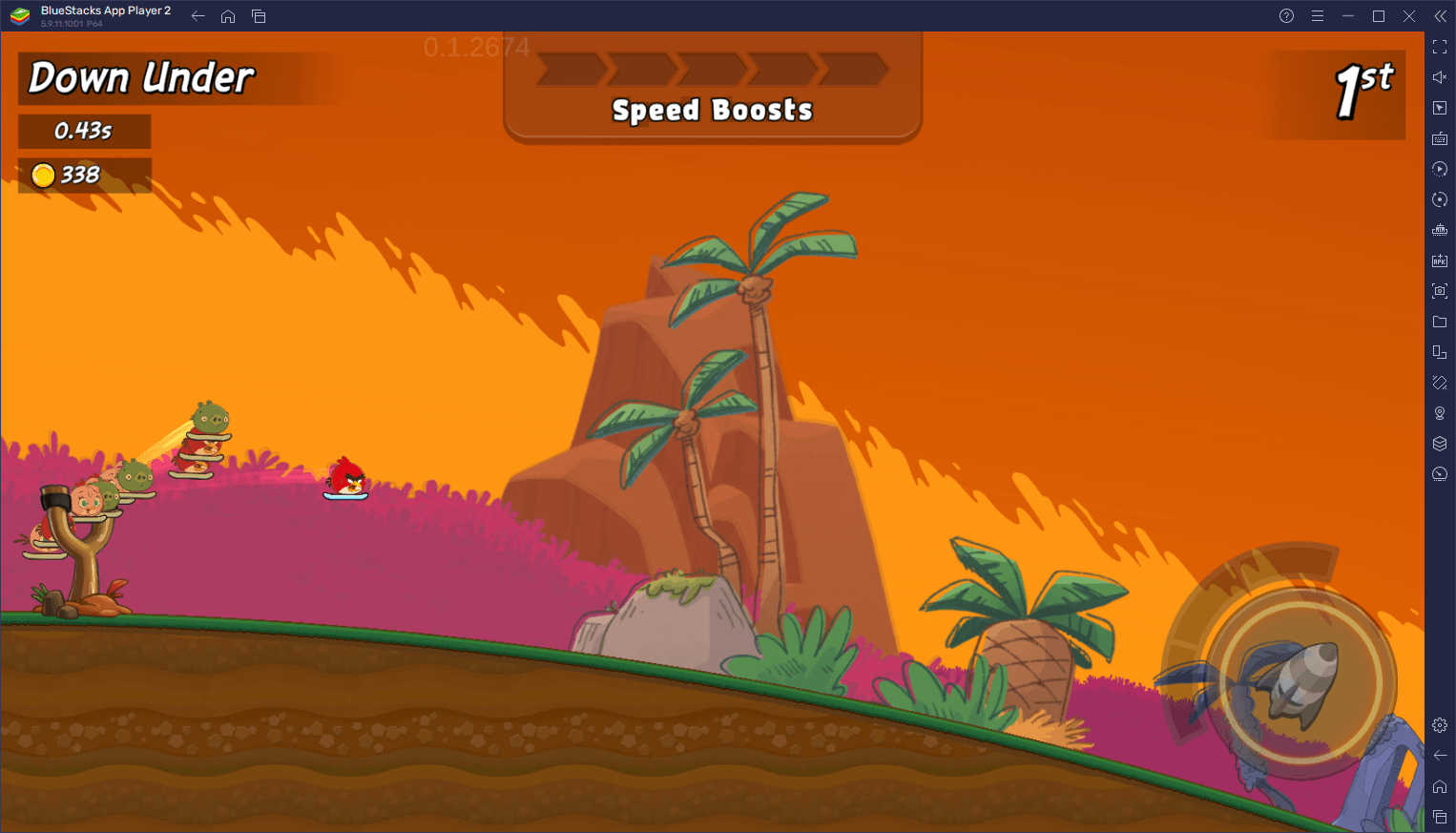 Wie du Angry Birds Racing auf dem PC mit BlueStacks spielst