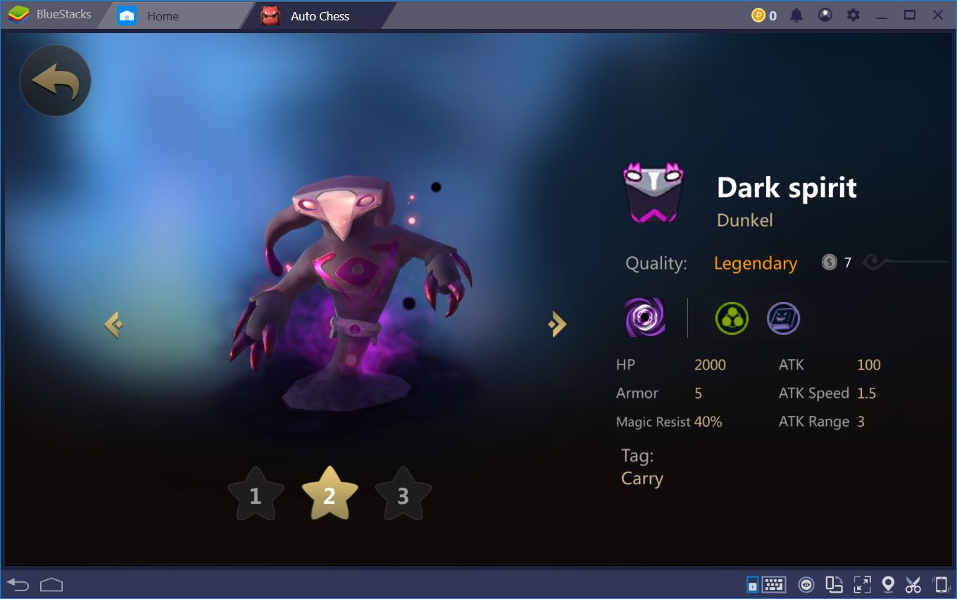 Dark Spirit, Auto Chess Origin Wiki