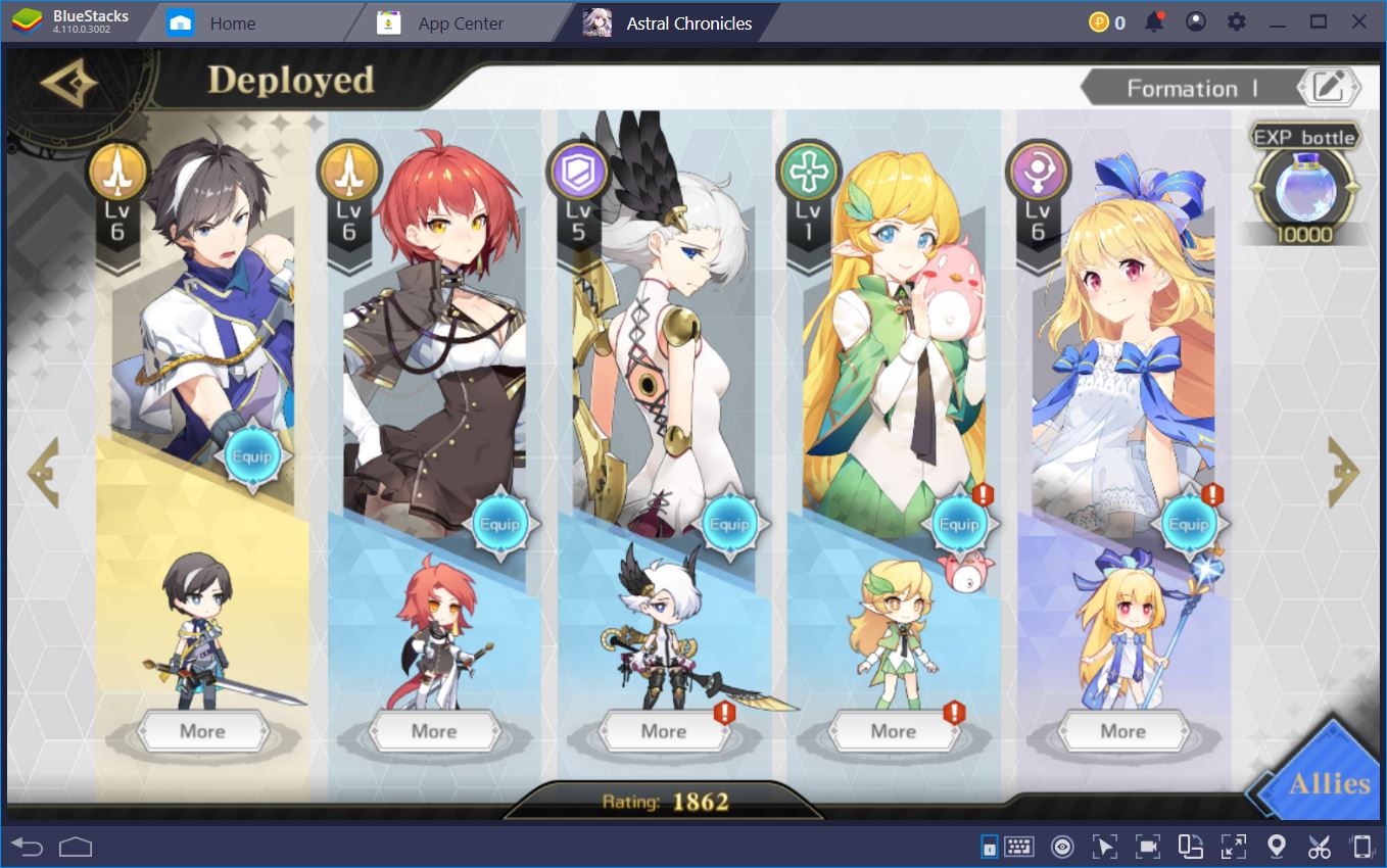 How to Play Astral Chronicles and Re-Roll on BlueStacks