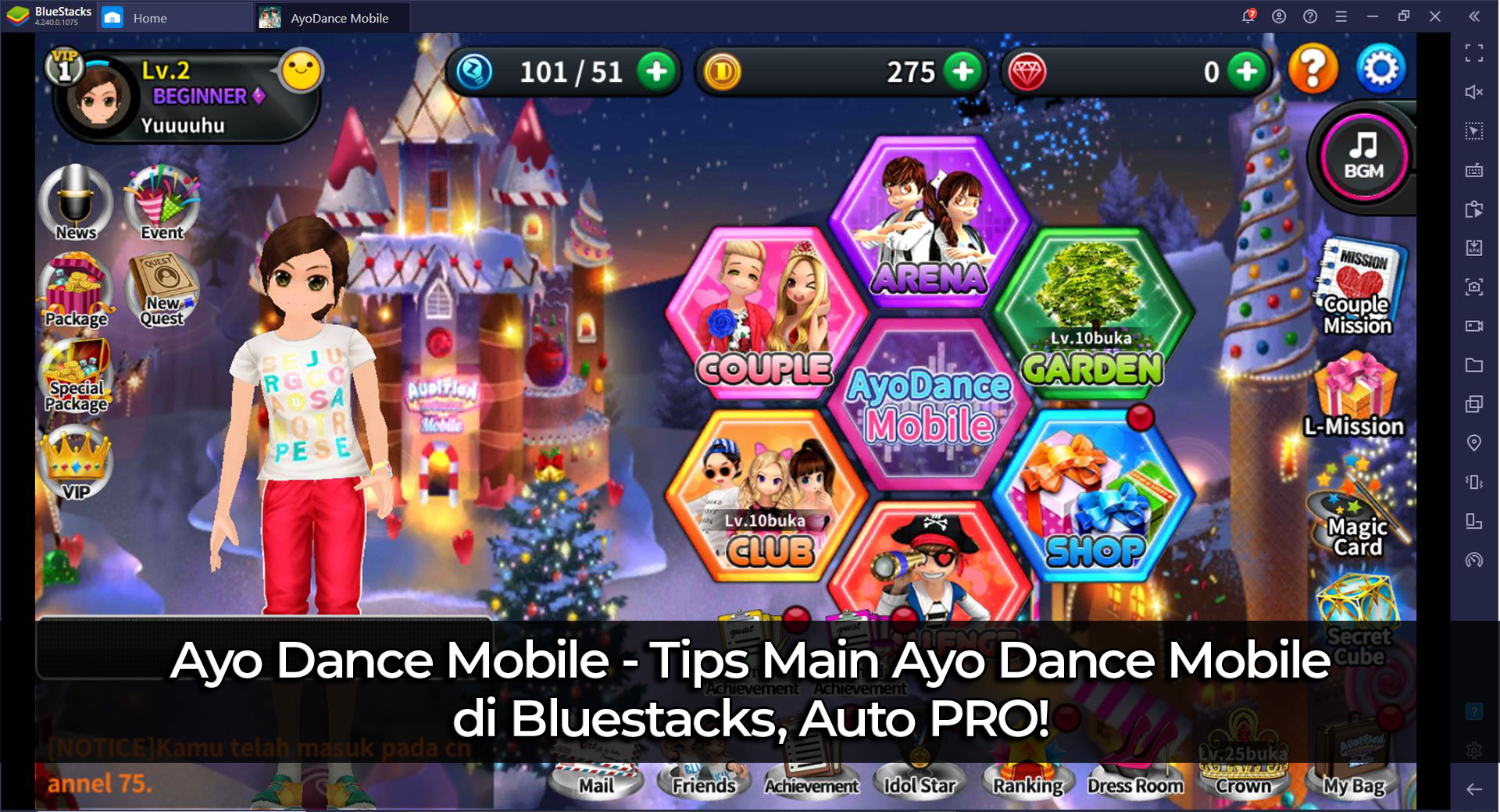 AyoDance Mobile – Tips Main AyoDance Mobile di BlueStacks, Auto PRO!