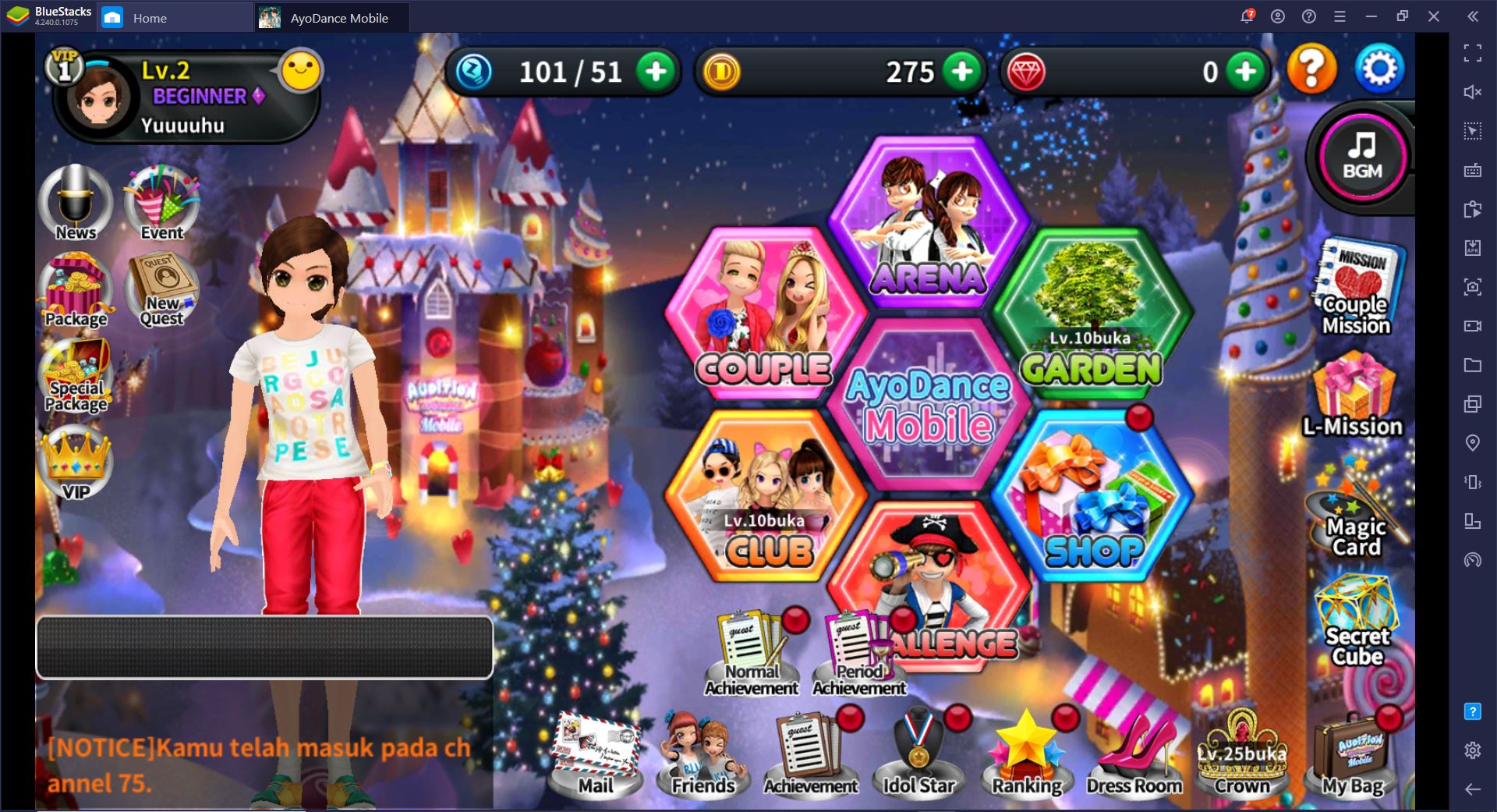 AyoDance Mobile - Tips Main AyoDance Mobile di BlueStacks, Auto PRO!