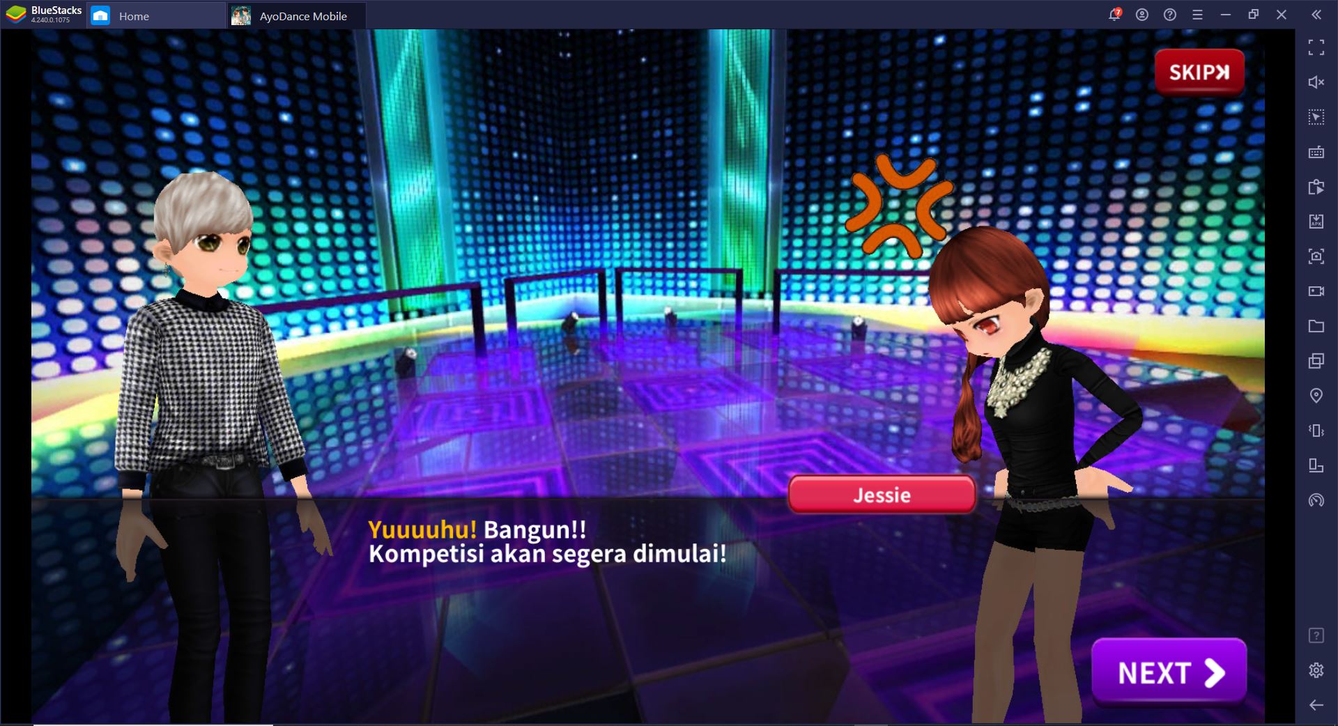 AyoDance Mobile - Tips Main AyoDance Mobile di BlueStacks, Auto PRO!