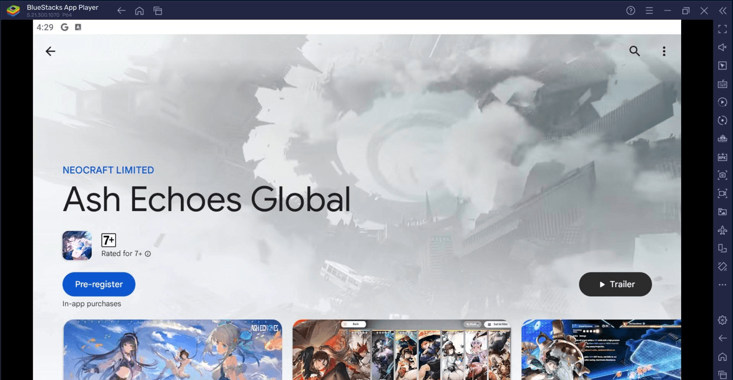 Jouer à Ash Echoes Global sur PC avec BlueStacks