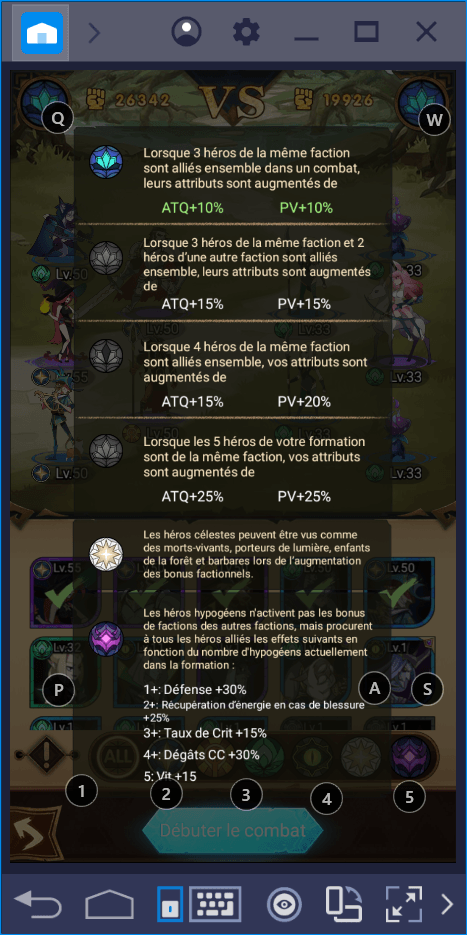 Les Forces des personnages : Guide sur les unités dans AFK Arena