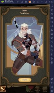 Guía de héroes de AFK Arena - Geralt, el brujo lobo blanco