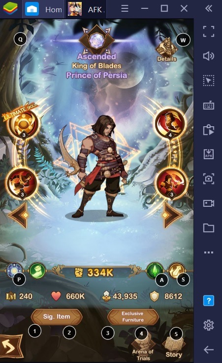 BlueStacks’ Guide to AFK Arena’s Prince of Persia, the King of Blades