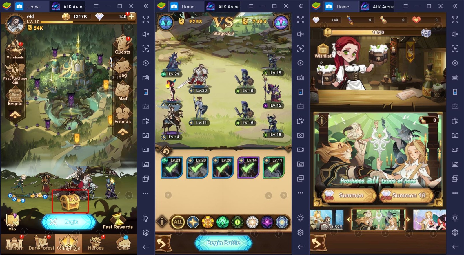 Afk Arena On Pc: Daily To-Do List | Bluestacks