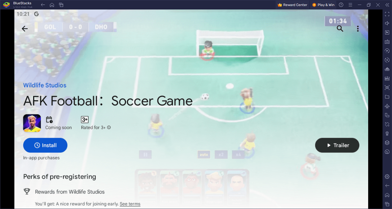 How to Play AFK Football：Soccer Game on PC With BlueStacks