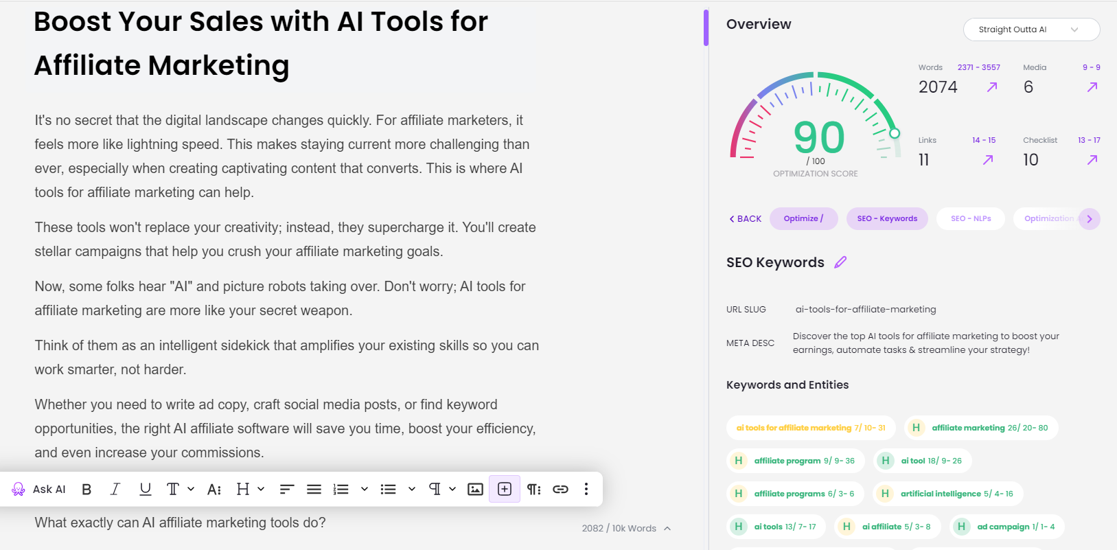 Top 10 AI Tools To Improve Your Content Quality