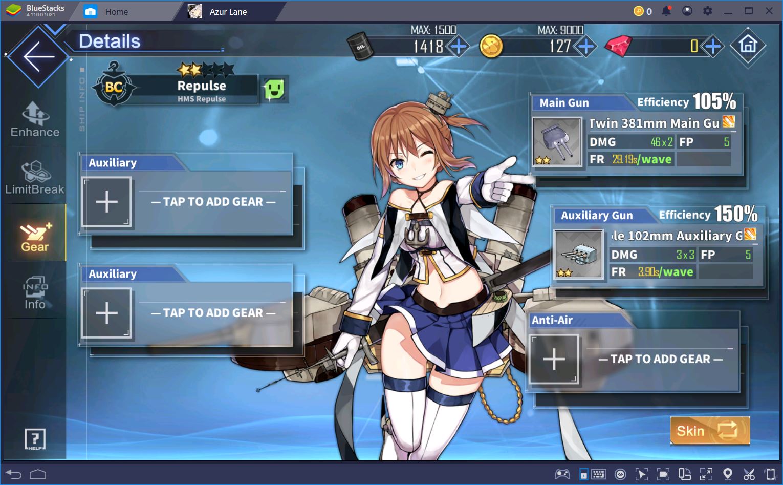 Azur Lane The Starter Guide to Main and Auxiliary Guns BlueStacks