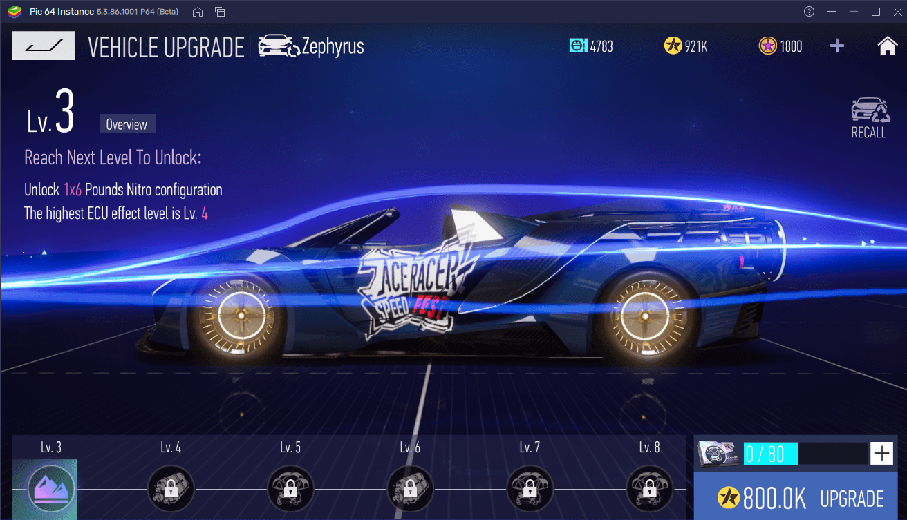 Guía de actualización y personalización de vehículos para Ace Racer