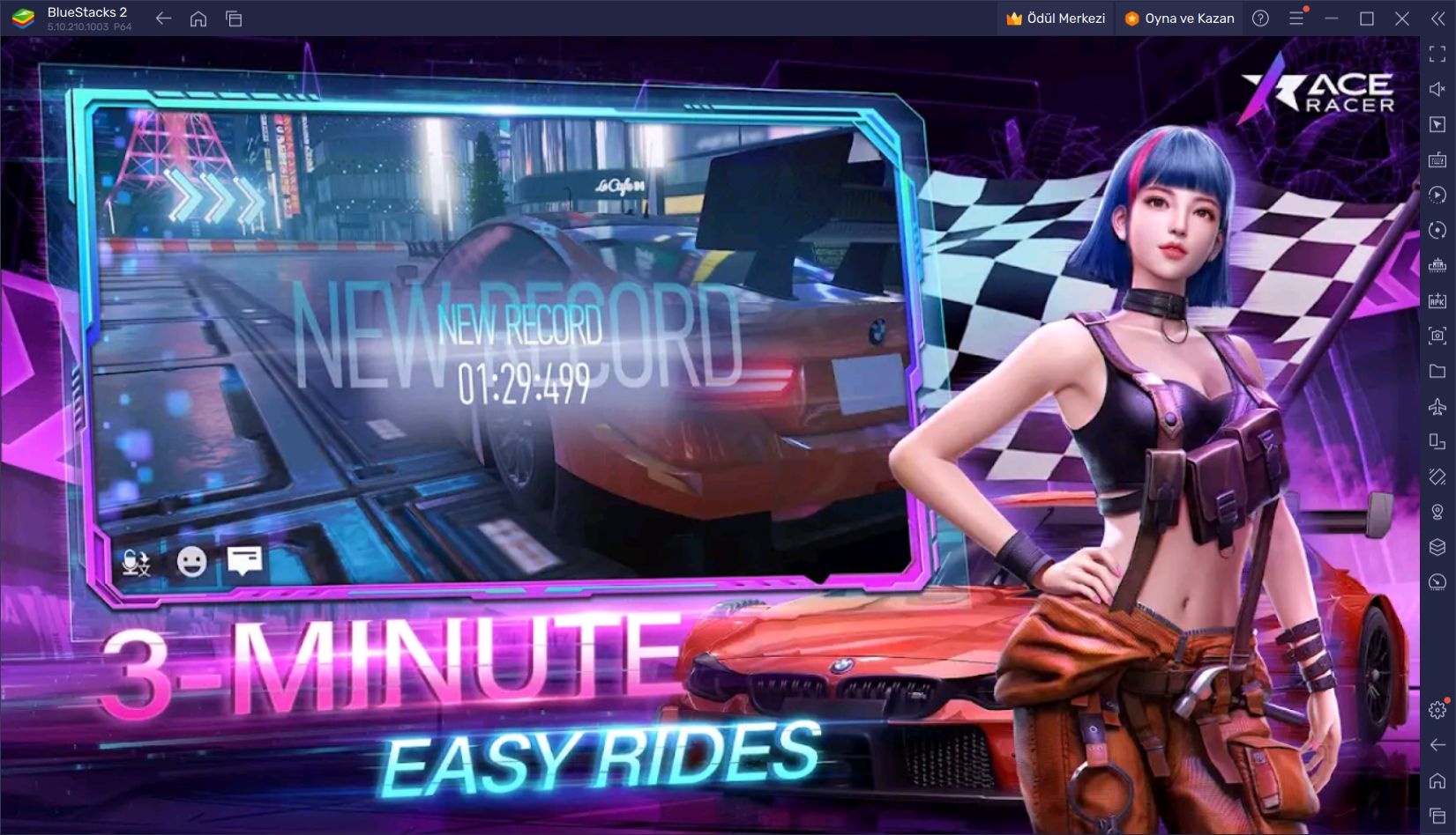 Ace Racer Kurulum Rehberi: BlueStacks ile Bilgisayarınızda Oynayın