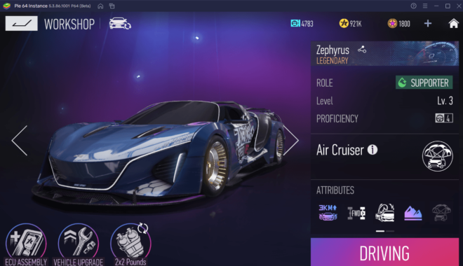 So installierst du Ace Racer auf PC oder Mac mit BlueStacks
