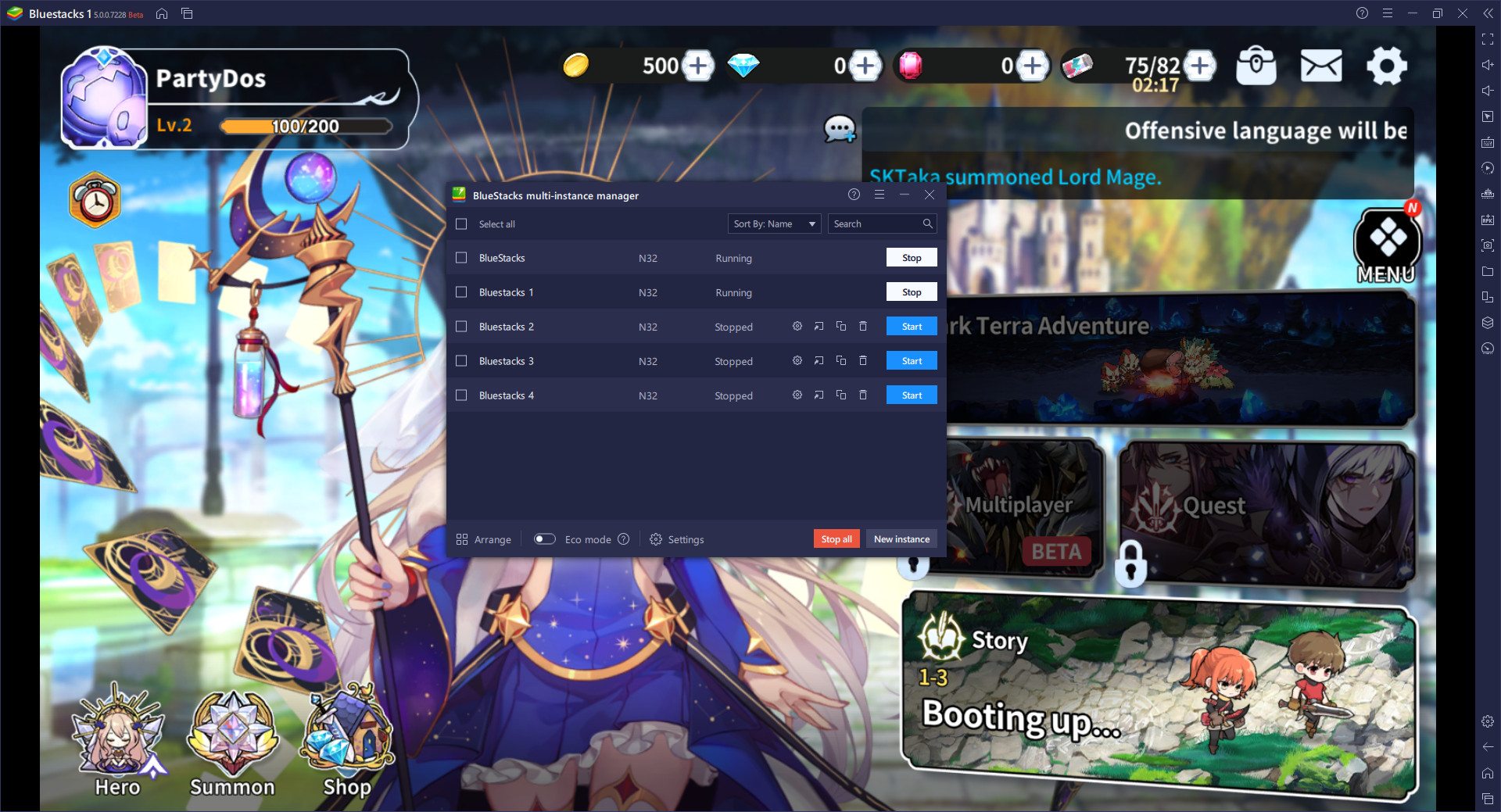 วิธีเล่น Arcana Tactics บน PC และ Mac ผ่าน BlueStacks