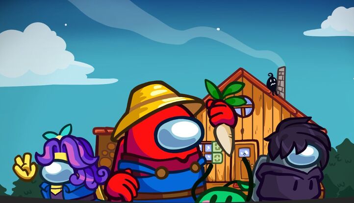 Among Us x Stardew Valley Collab: Cozy Farm Life for Spacebeans