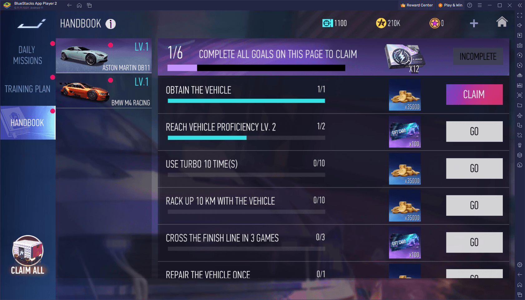 Ace Racer Resource Guide - Daily Checklist for Farming Resources and Upgrade Materials