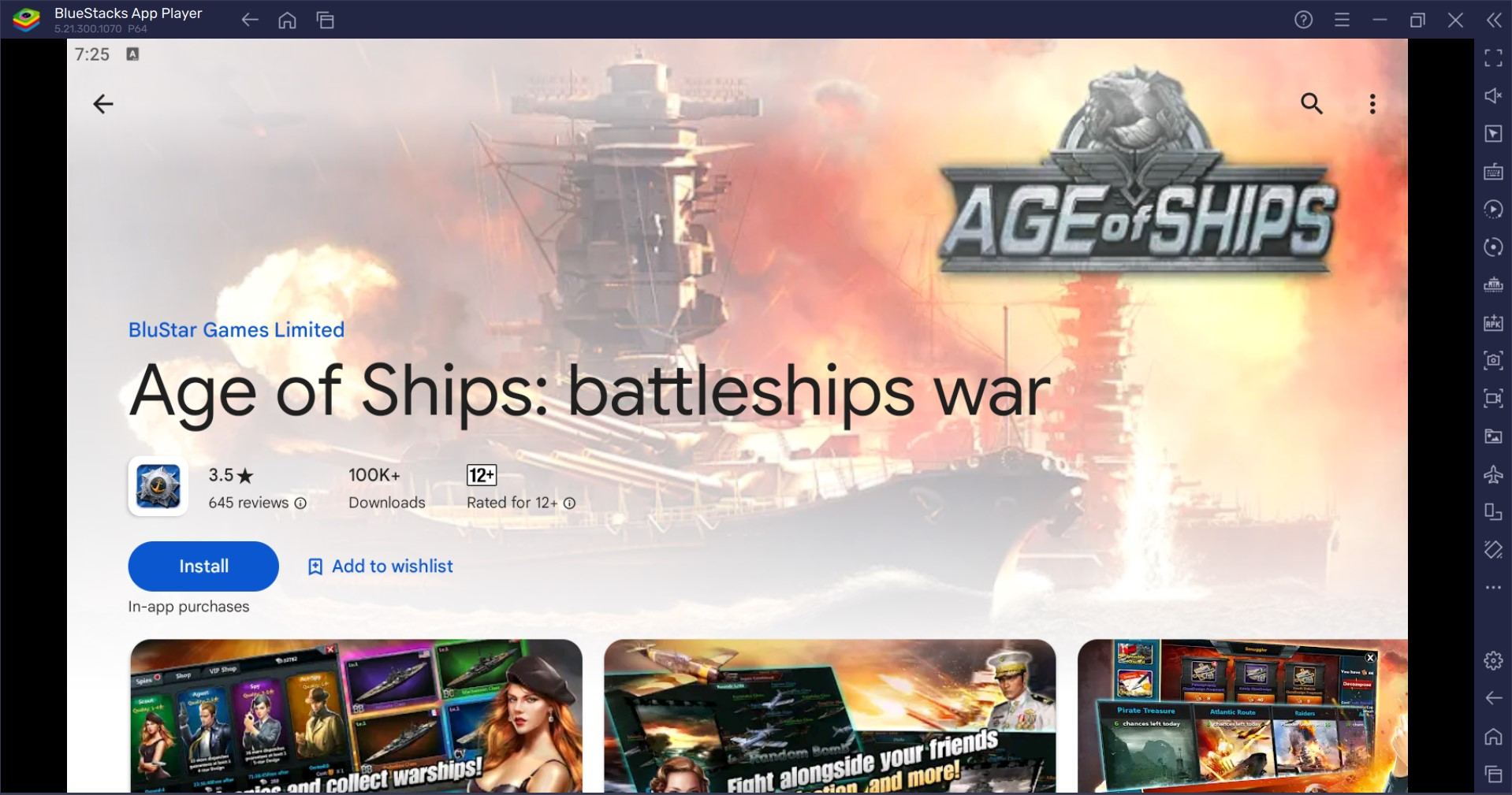 كيفية لعب Age of Ships: Battleships War على الكمبيوتر الشخصي باستخدام BlueStacks