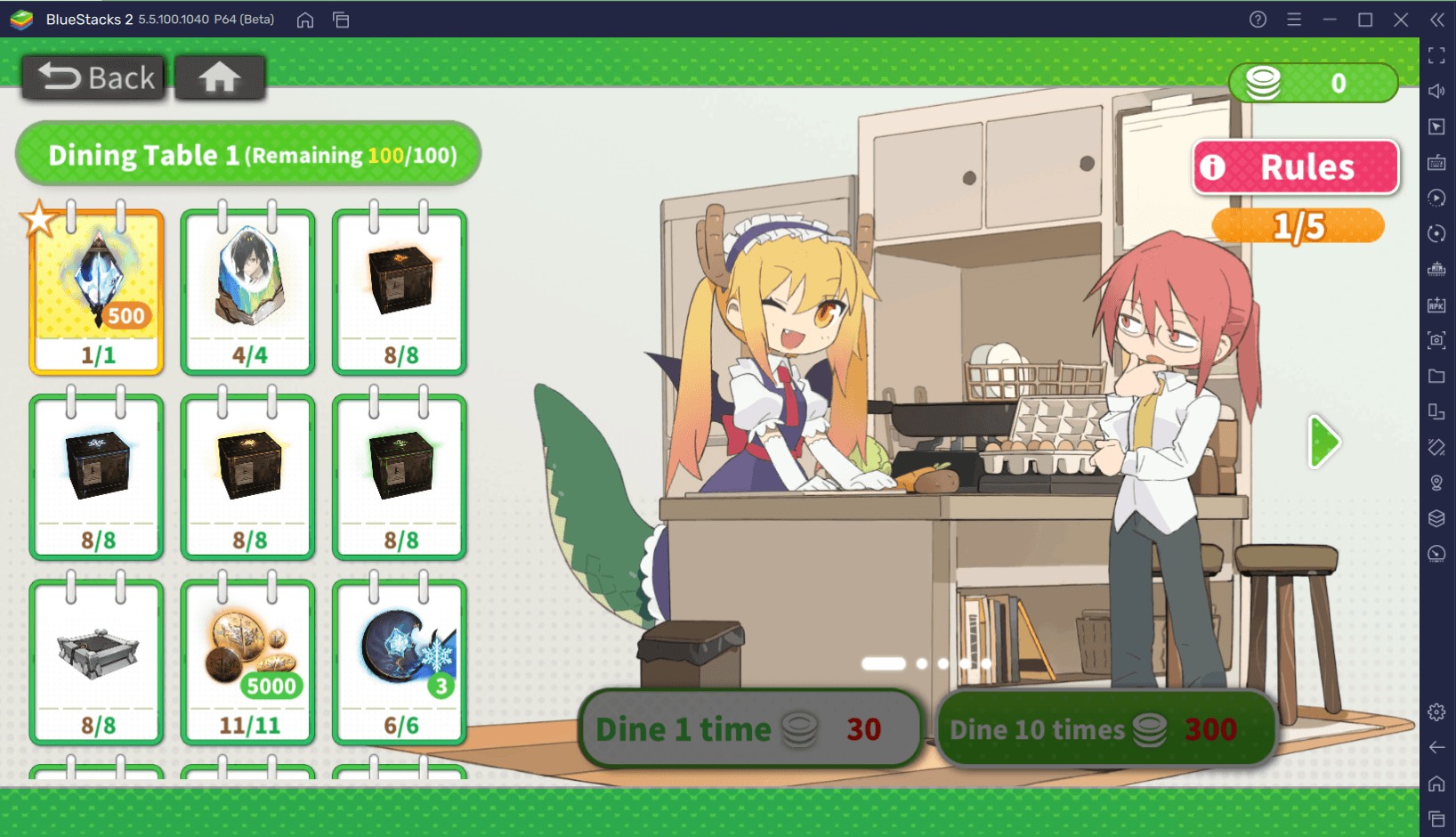 Alchemy Stars x Kobayashi Dragon Maid Collaboration Event