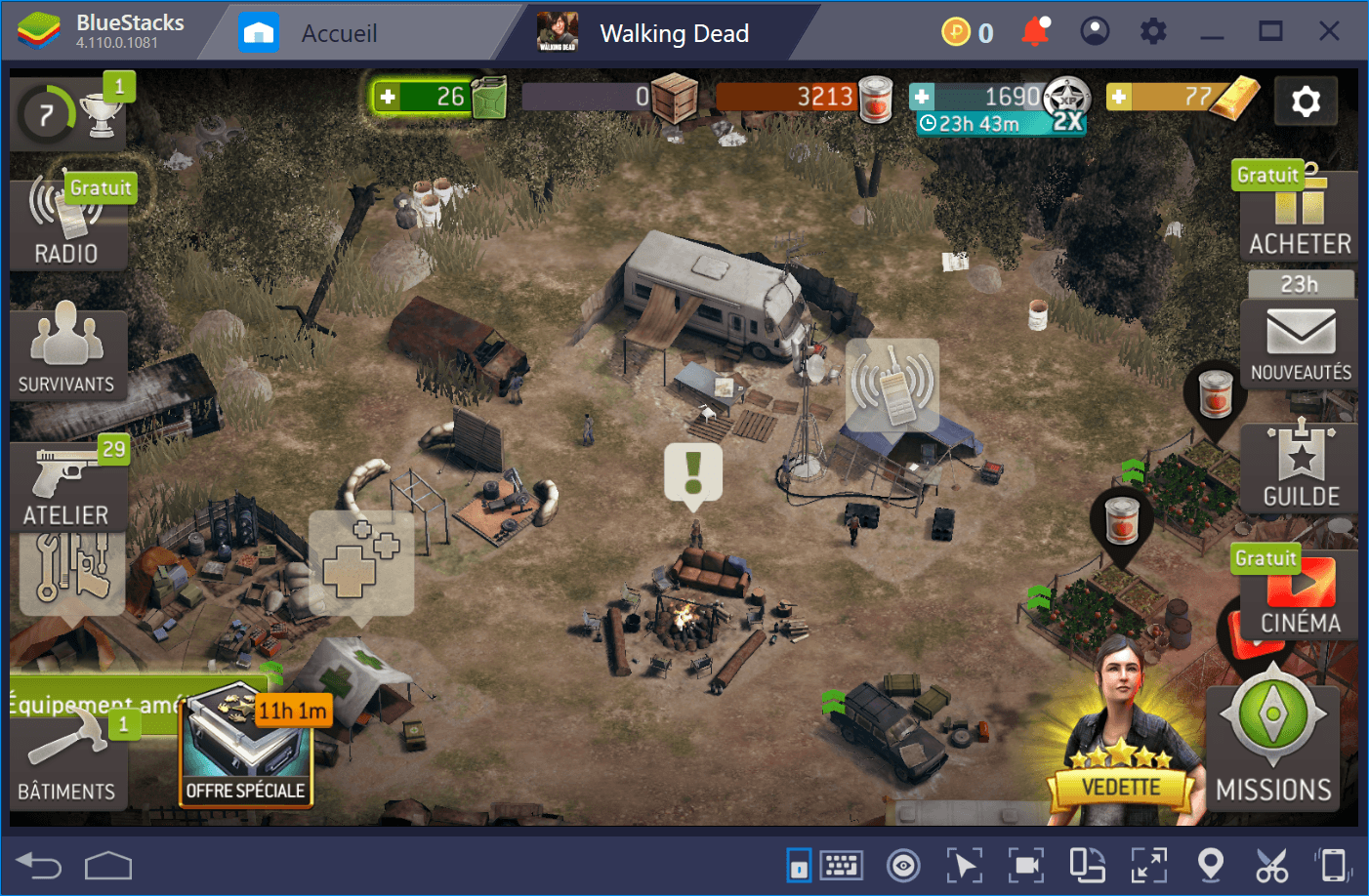 Améliorez-vous dans The Walking Dead No Man's Land avec BlueStacks