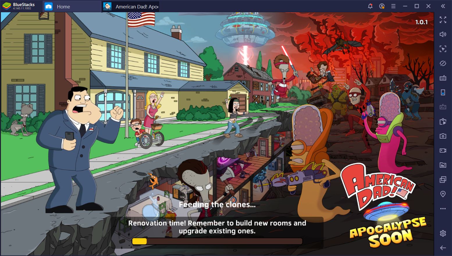 How to Win at American Dad! Apocalypse Soon on PC Using BlueStacks