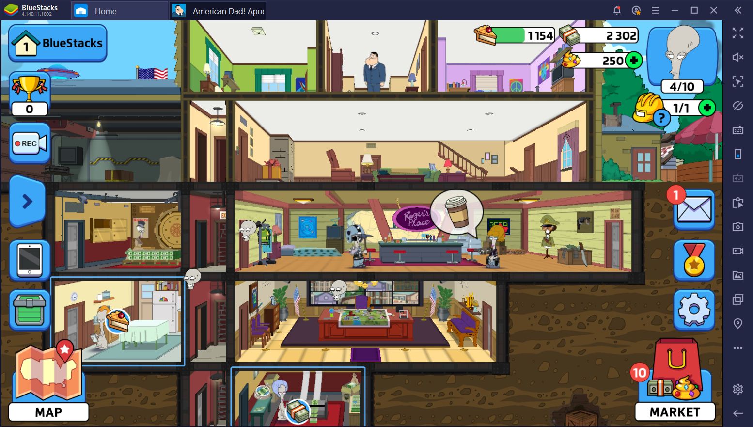 How to Win at American Dad! Apocalypse Soon on PC Using BlueStacks