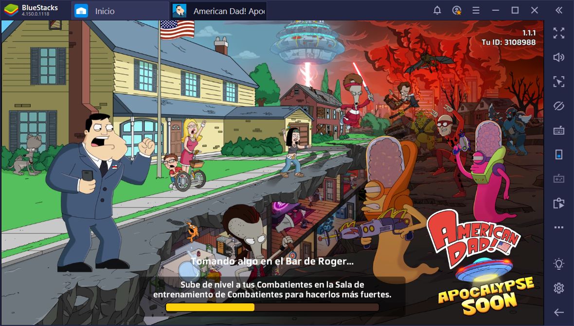 Cómo Ganar en American Dad! Apocalypse Soon en PC Usando BlueStacks