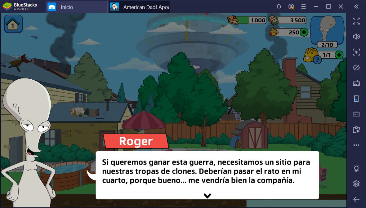 Cómo Ganar en American Dad! Apocalypse Soon en PC Usando BlueStacks