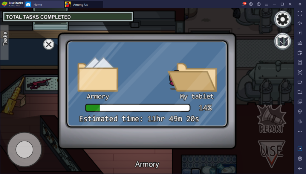 Among Us How to Complete Every Task in The Airship BlueStacks