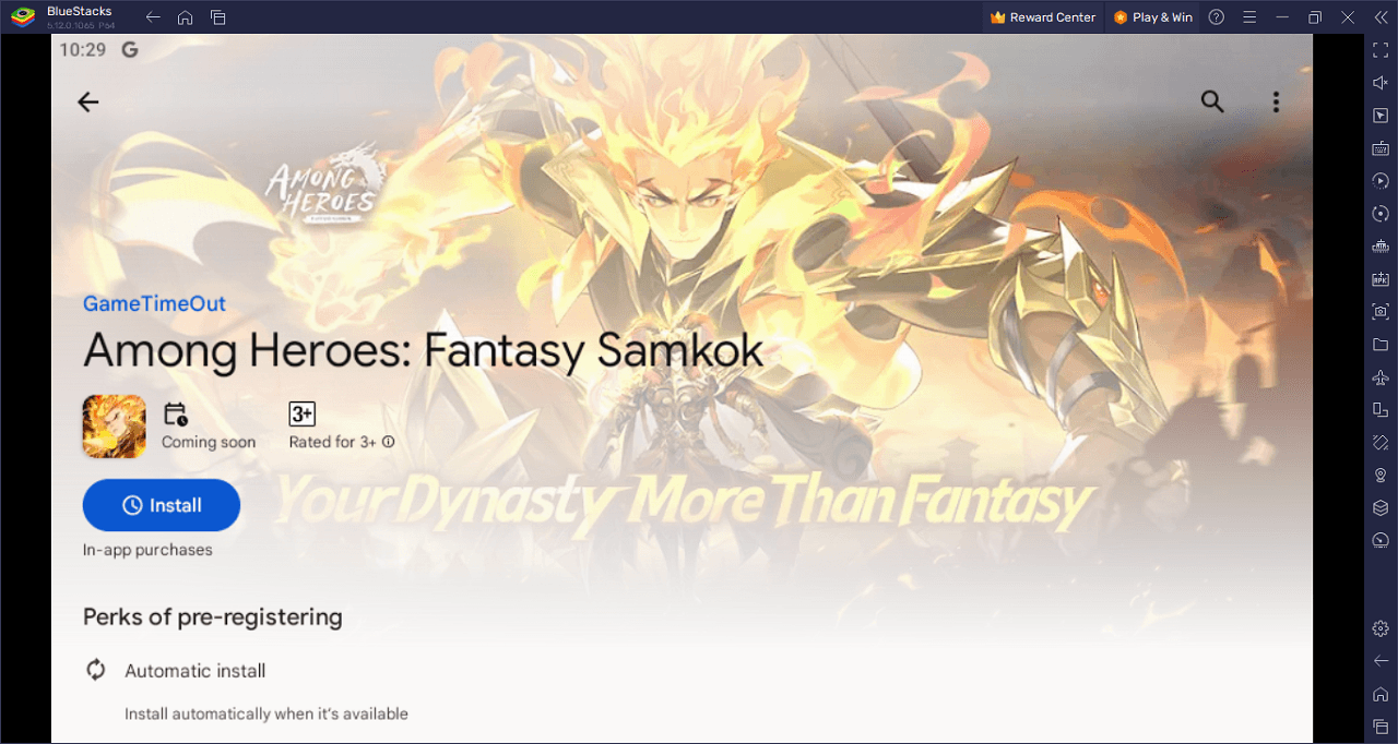 Cara Memainkan Among Heroes: Fantasy Samkok Di PC Dengan BlueStacks