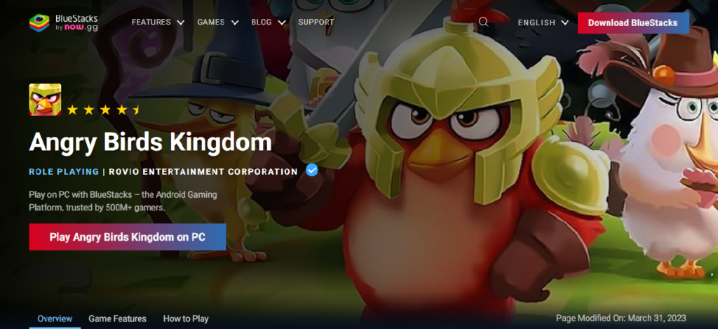 How To Play Angry Birds Kingdom On Pc With Bluestacks