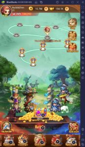 Hướng dẫn game thủ mới chơi Anh Em 3Q với BlueStacks