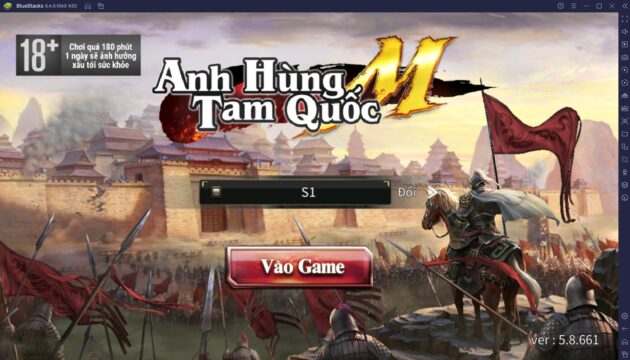 Cùng chơi Anh Hùng Tam Quốc trên PC với BlueStacks
