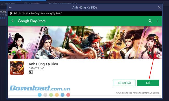 Hướng dẫn cài đặt và chơi Anh Hùng Xạ Điêu trên máy tính với BlueStacks