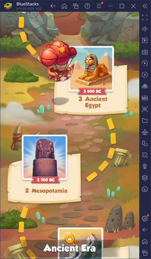 BlueStacks'te Age of Coins: Master of Spins Oynamaya Başlayalım: Başlangıç Rehberi