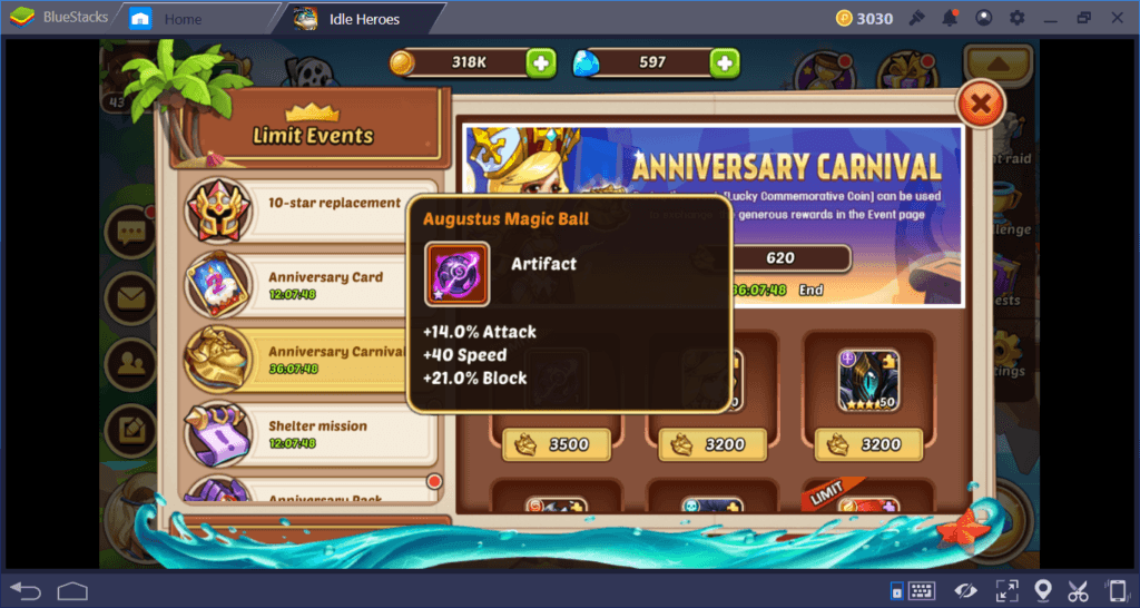 Idle Heroes on PC Equipment, Artifacts, and Treasures Guide BlueStacks