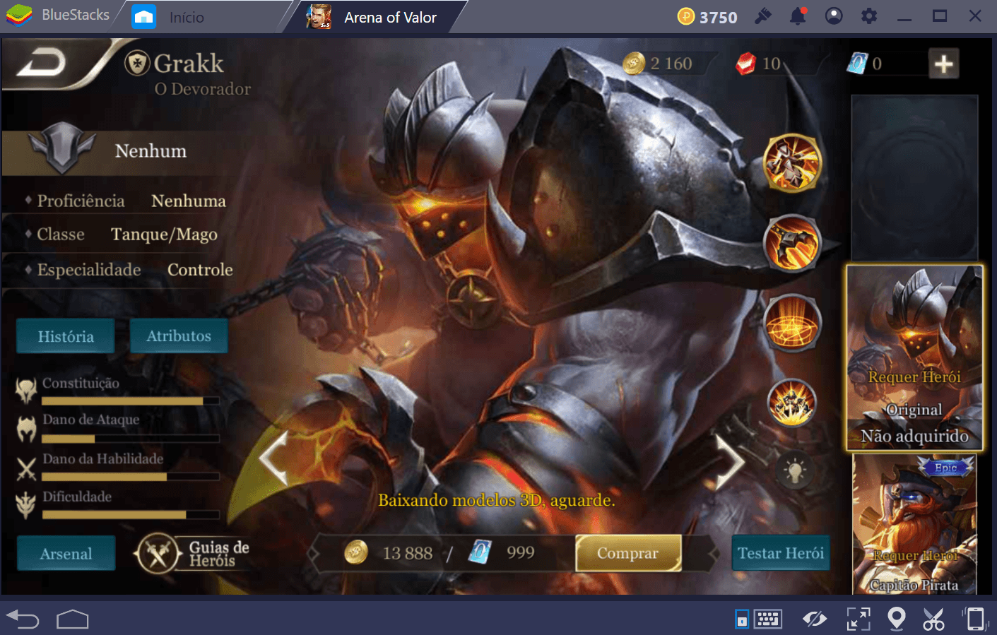 Guia de Tanks em Arena of Valor