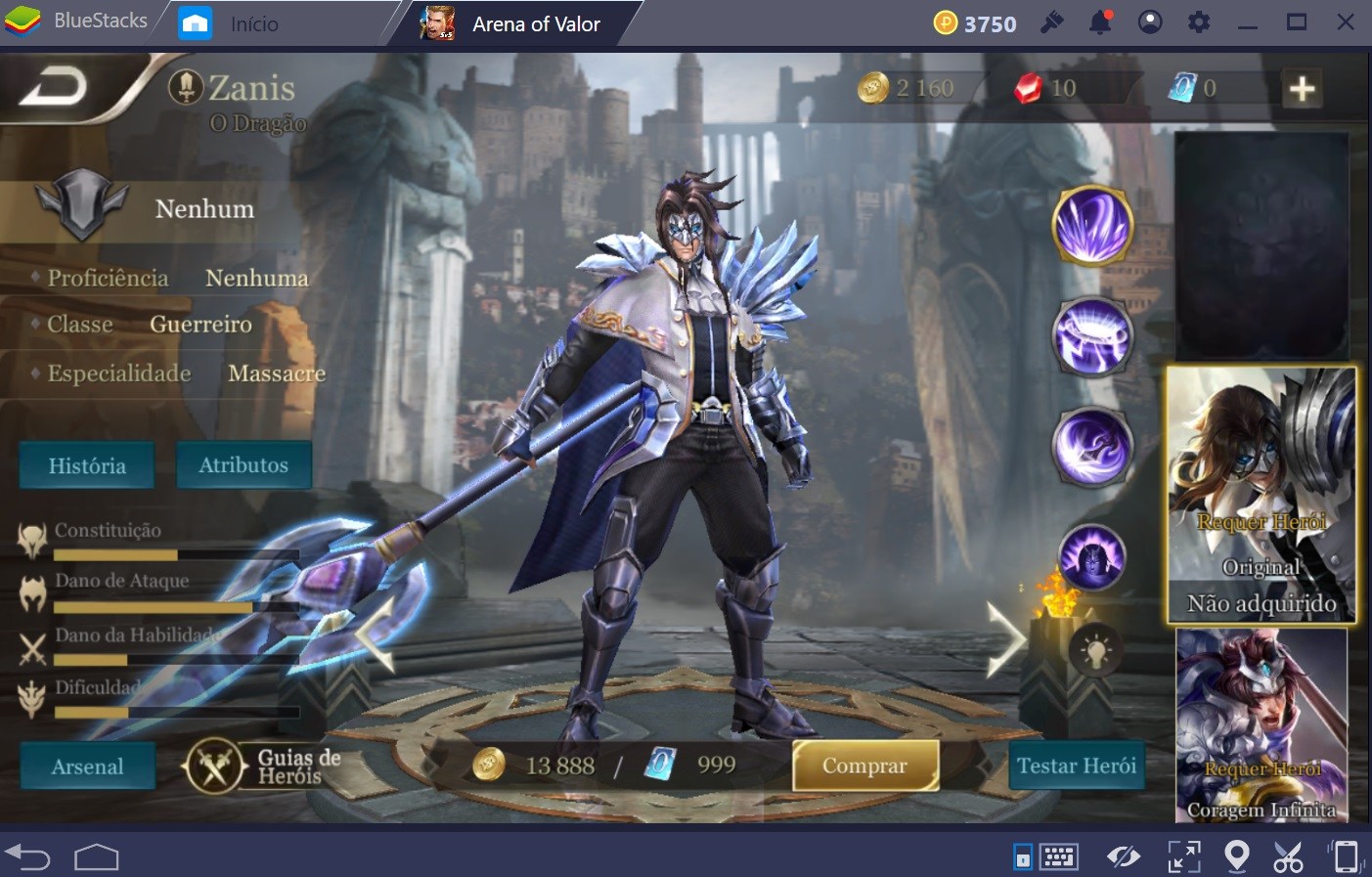 Top 5 guerreiros em Arena of Valor