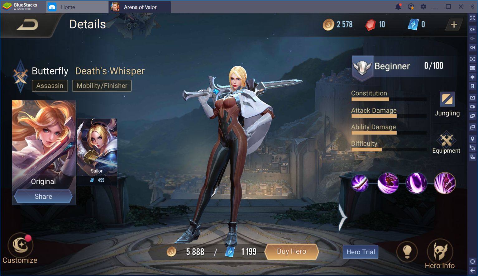 The Different Character Types in Arena of Valor