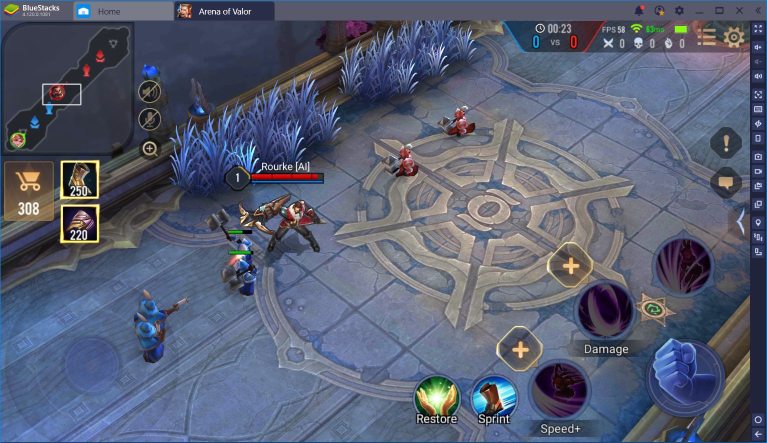 Arena of Valor Combat Basics: Staying Alive and Getting Kills