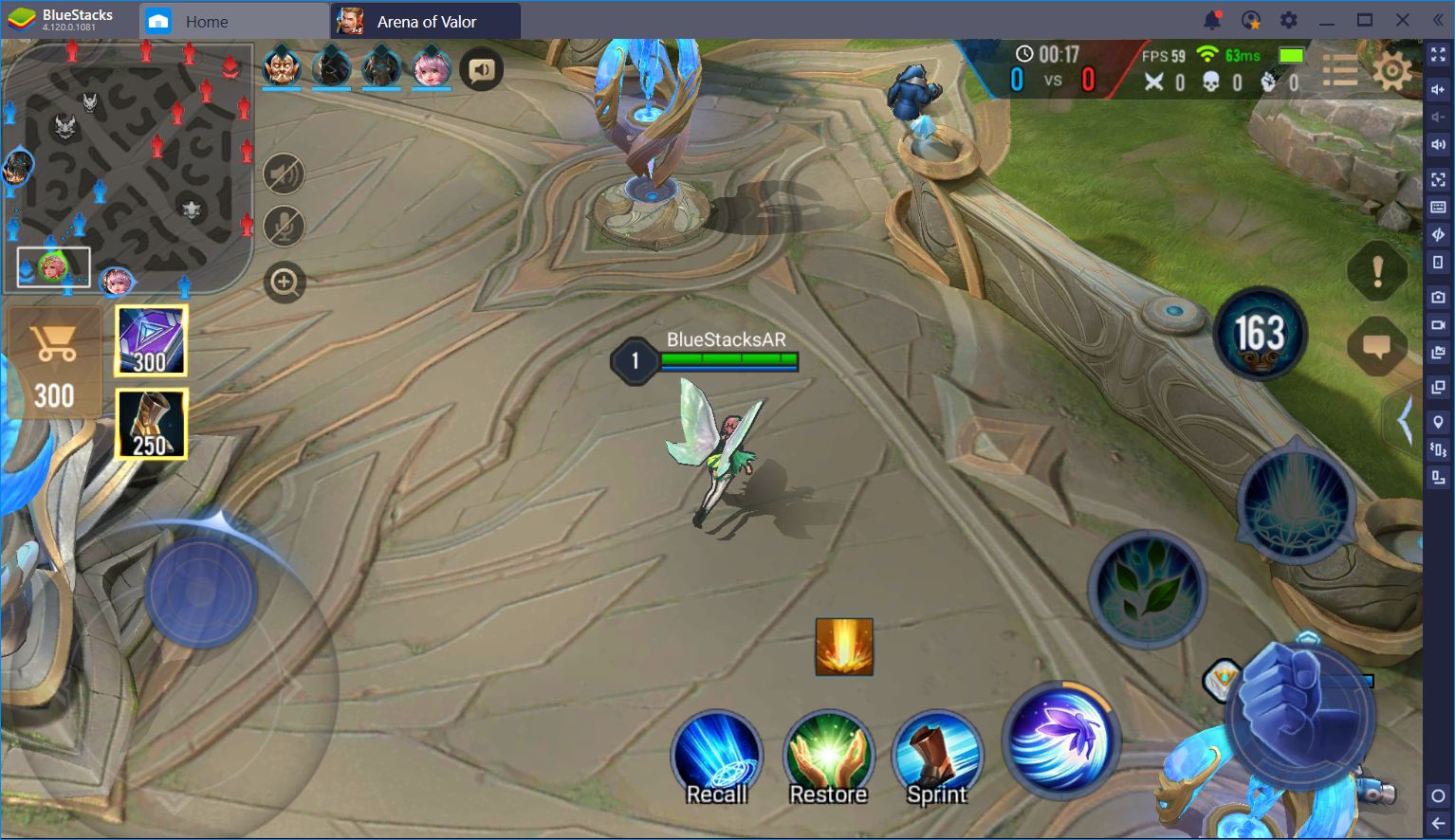 Arena of Valor on BlueStacks: Dominate Using the Keymapping Tool