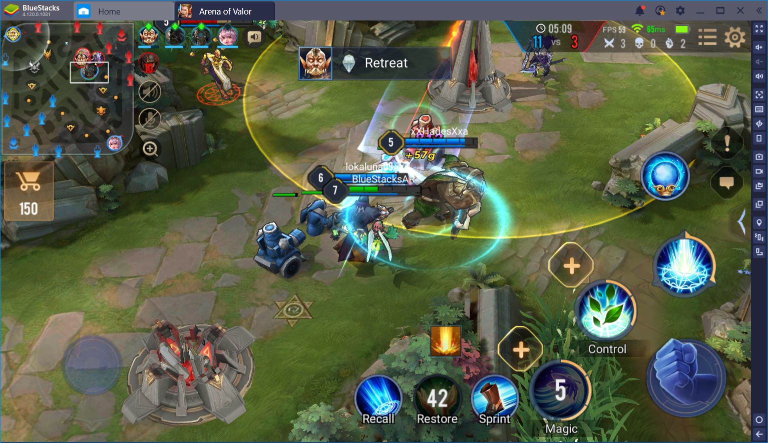 Arena of Valor on BlueStacks: Dominate Using the Keymapping Tool |  BlueStacks