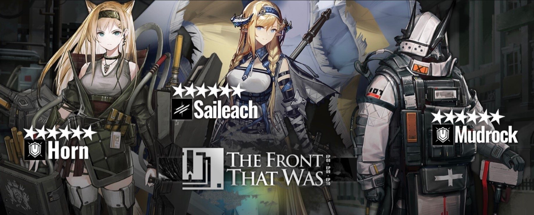 Arknights – Mudrock, Saileach, Horn, and Whisperain in Chapter 11 Limited-time Headhunting Banner