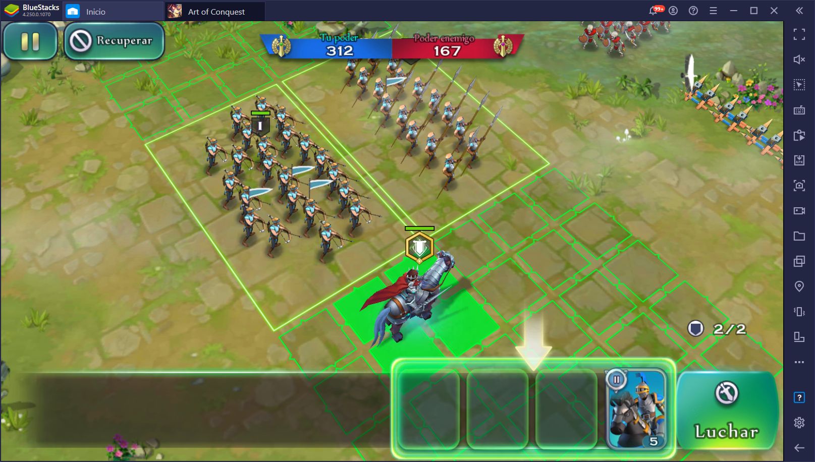 Cómo Jugar Art of Conquest en PC con BlueStacks