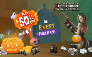 Halloween Loot on BlueStacks! Flat 50% Off on Every Purchase for Ashen Valkyries