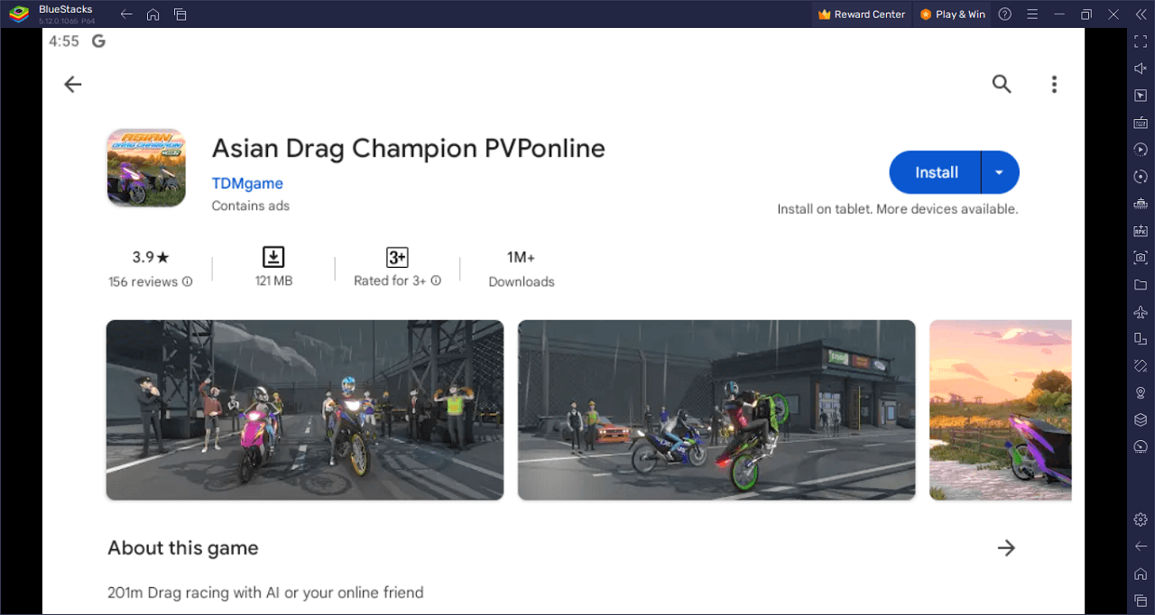 How to Play Asian Drag Champion PVPonline on PC with BlueStacks