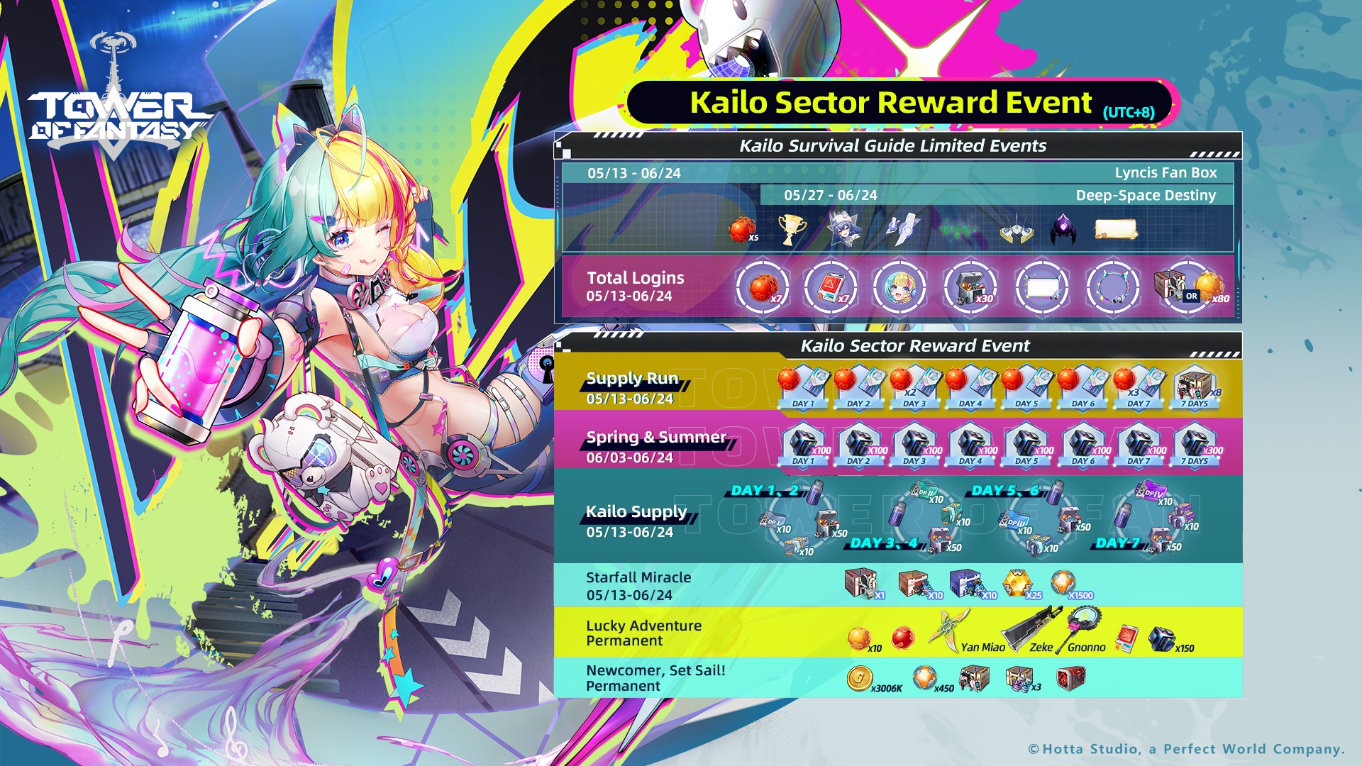 Tower of Fantasy Launches New Space Open-World! Up to 139 Pulls and 4 SSR Weapons Free!