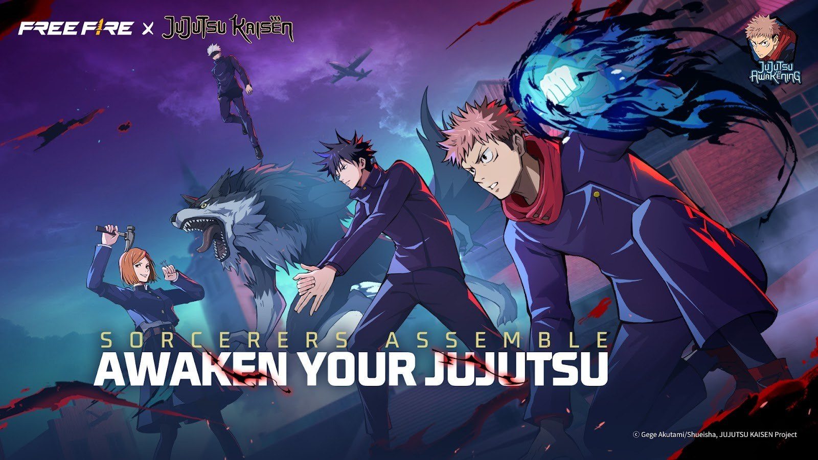 Atualização OB52 do Free Fire Collab com Jujutsu Kaisen, novo herói Morse e mudanças nas armas