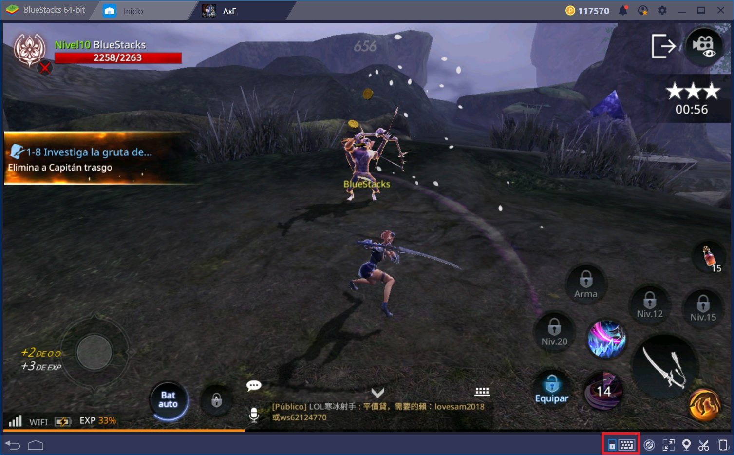 Guía de Configuración de BlueStacks para AxE: Alliance vs Empire