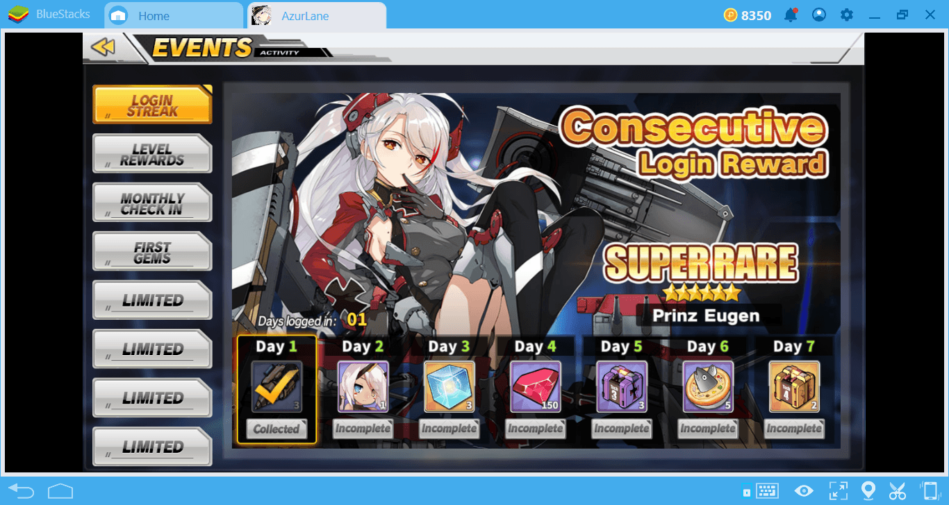 Começando sua aventura em Azur Lane